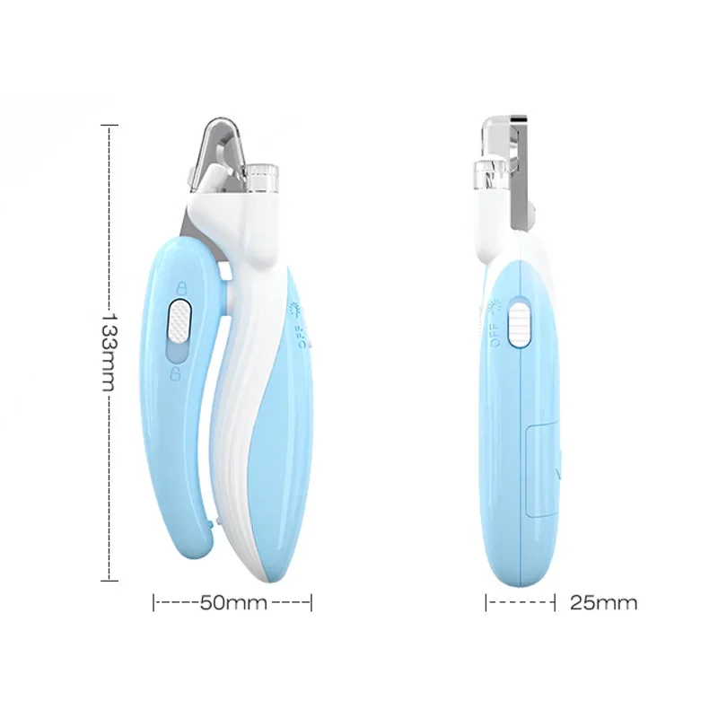 Safe Pet Nail Clippers with LED Light,Professional Claw Grooming Scissors Trimmer for Dogs Cats Rabbits,Stainless Steel Portable - Image 6