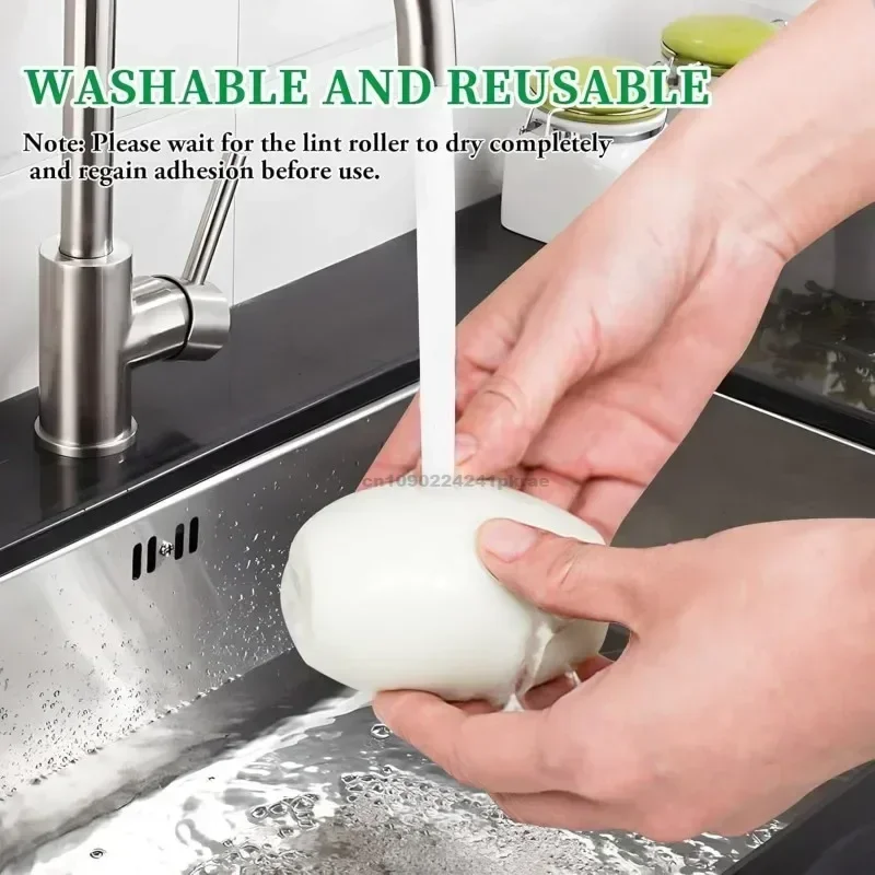Reusable Lint Roller High-Quality Washable & Portable Strong Adhesive for Pet Hair and Dust Removal Clothes Furniture Travel - Image 5