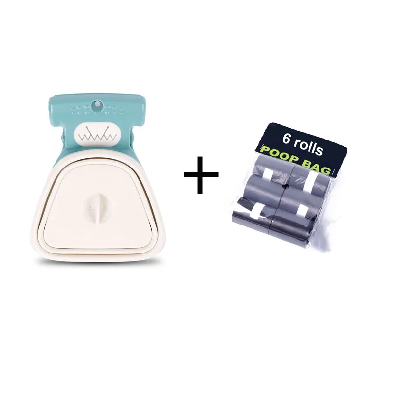 Dog Pet Travel Foldable Pooper Scooper With 1 Roll Decomposable bags Poop Scoop Clean Pick Up Excreta Cleaner - Image 11