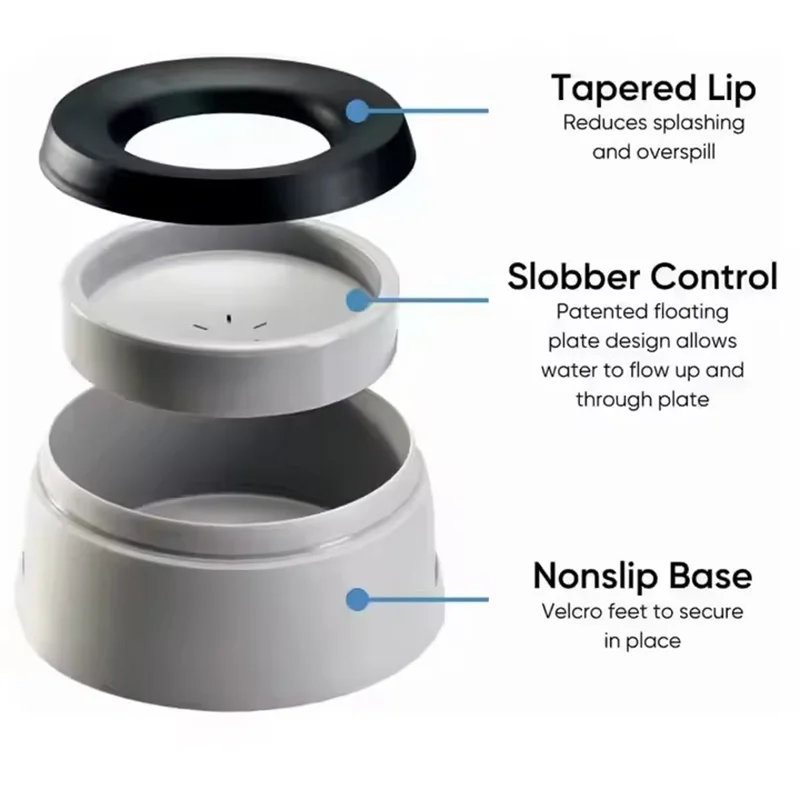 Outdoor Travel Pet Water Bowl Car Anti Slip Anti Splash Floating Water Dispenser Leakproof No Wet Mouth Portable Drinking Bowl - Image 5