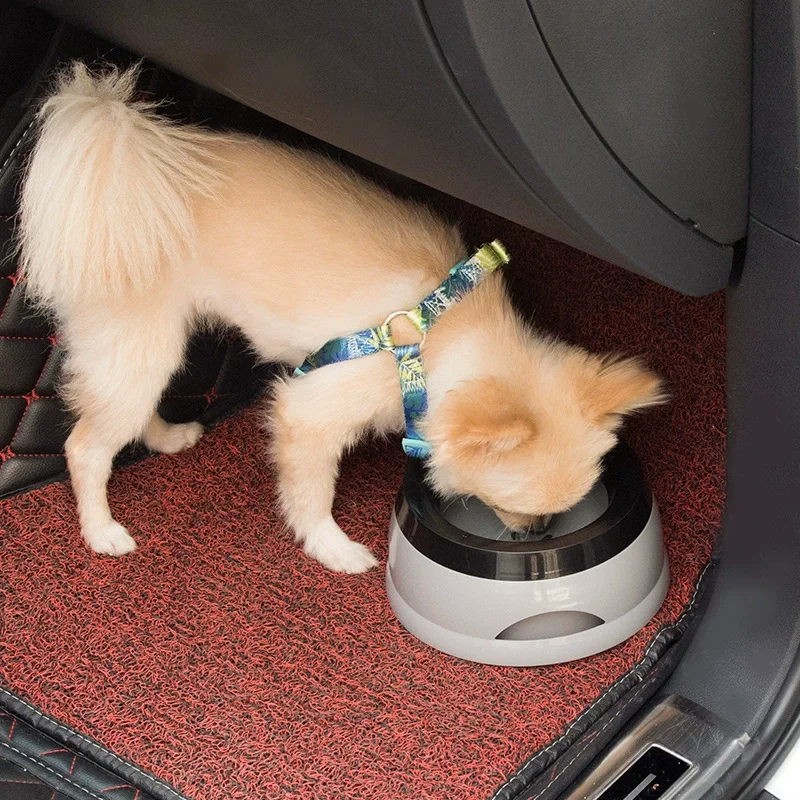 Outdoor Travel Pet Water Bowl Car Anti Slip Anti Splash Floating Water Dispenser Leakproof No Wet Mouth Portable Drinking Bowl - Image 6