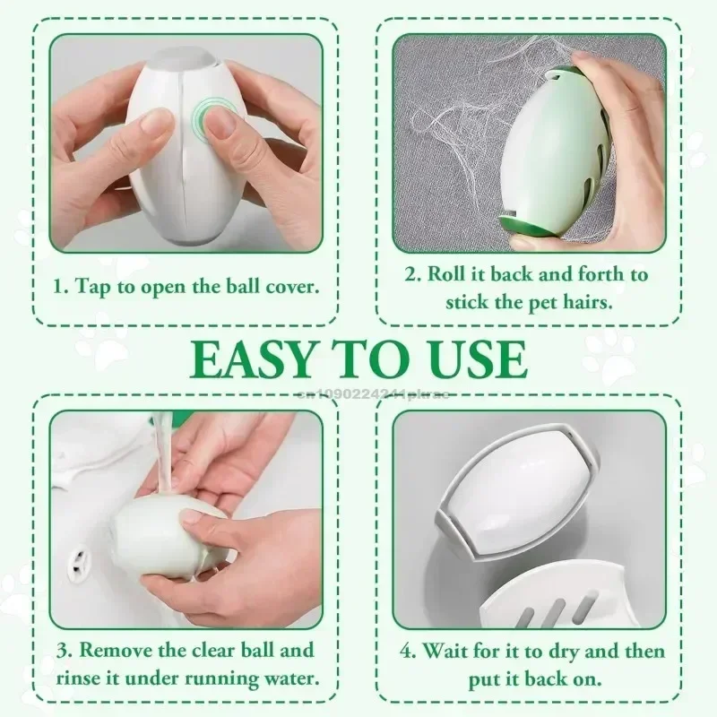 Reusable Lint Roller High-Quality Washable & Portable Strong Adhesive for Pet Hair and Dust Removal Clothes Furniture Travel - Image 4