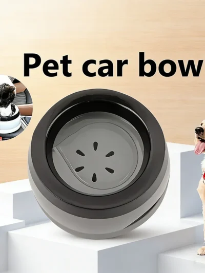 Outdoor Travel Pet Water Bowl Car Anti Slip Anti Splash Floating Water Dispenser Leakproof No Wet Mouth Portable Drinking Bowl
