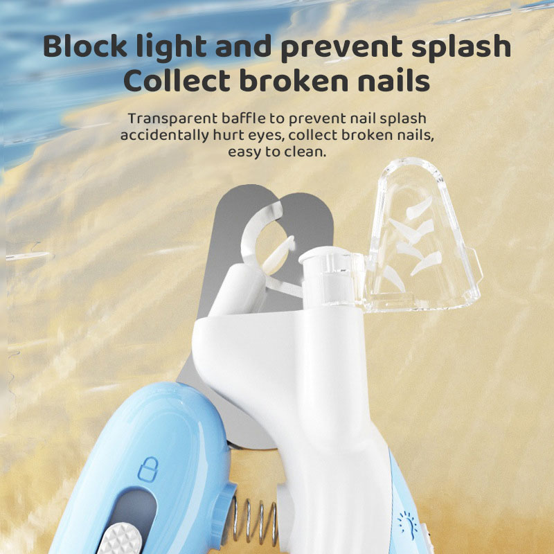 Safe LED Pet Nail Clipper – Professional Grooming Trimmer for Dogs & Cats.