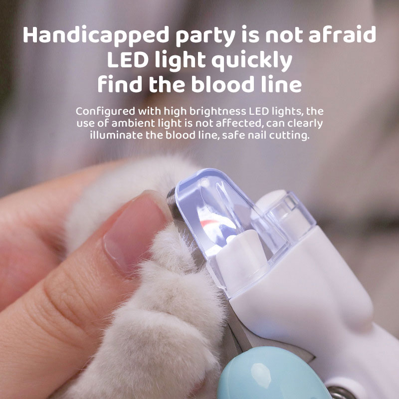 Safe LED Pet Nail Clipper – Professional Grooming Trimmer for Dogs & Cats. - Image 3
